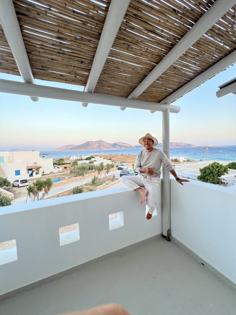 The balcony of Paradise Hotel